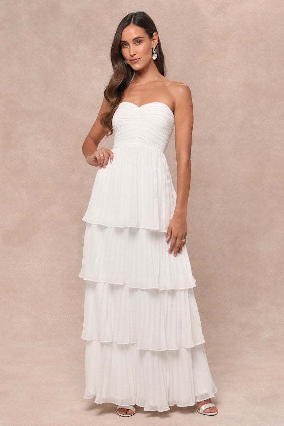 Valeria Boutique Strapless Maxi Dress Evening Wear Edit - View 16