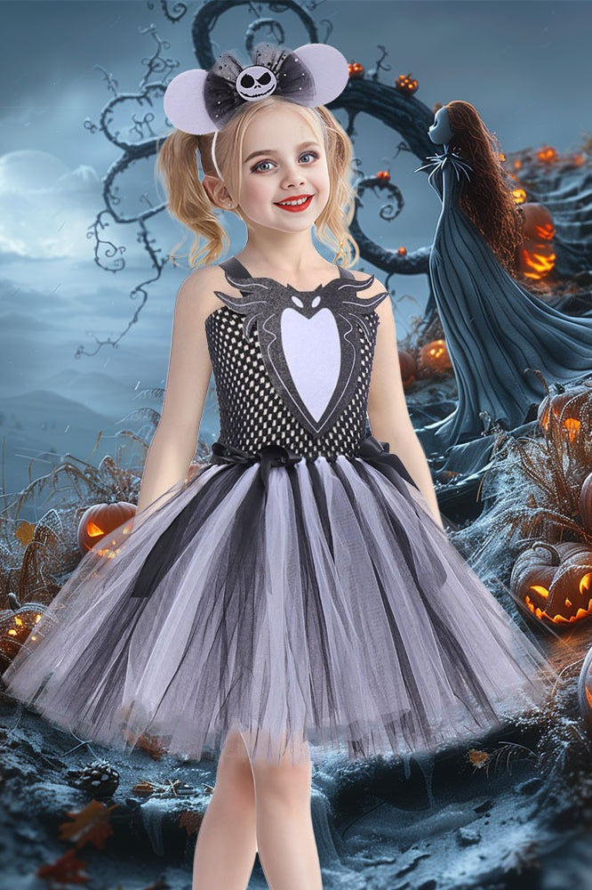 Gothic Jack Dress Kid Halloween Costume