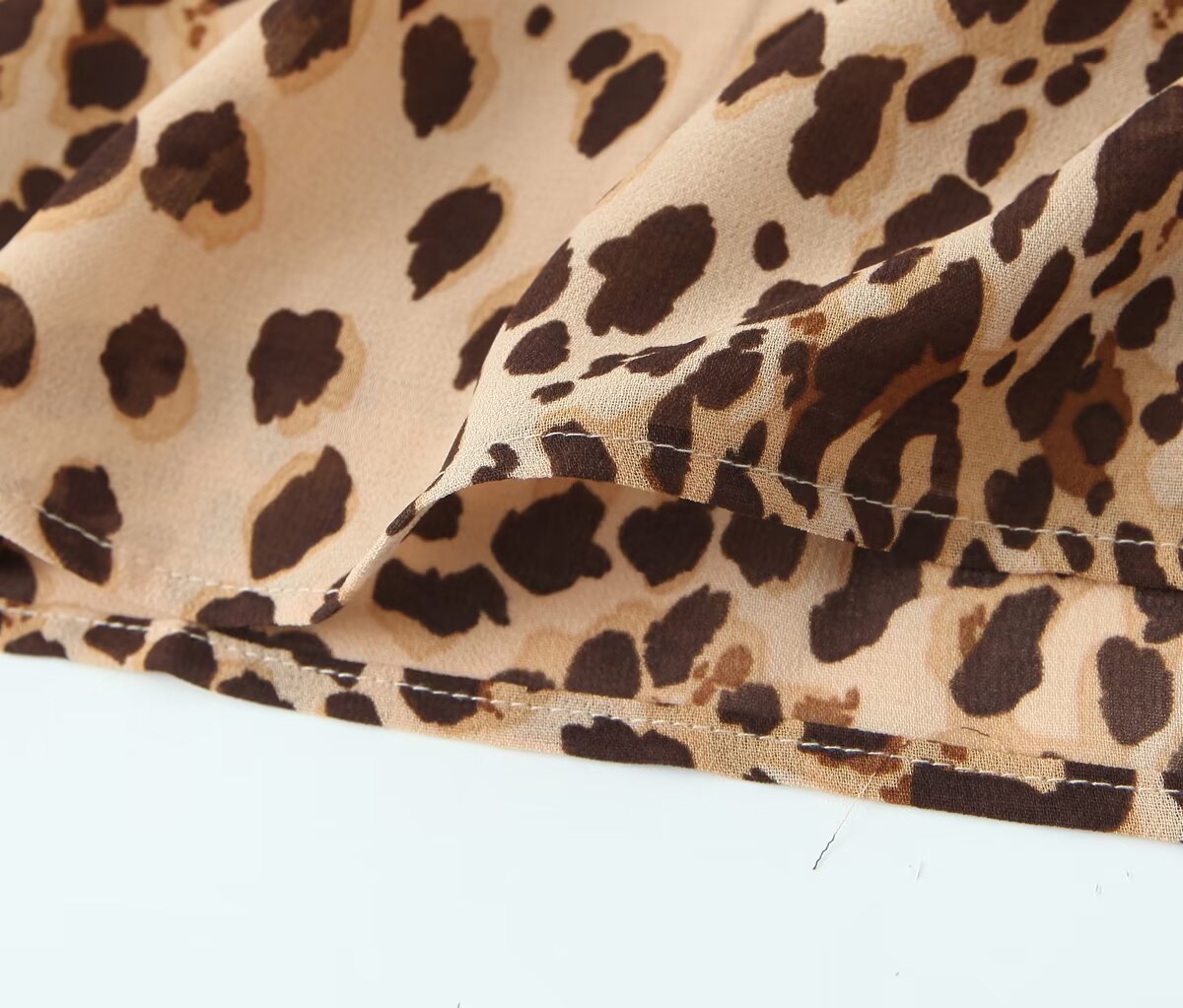 French Retro Flat Off Shoulder Sexy Leopard Print Mini Suspender A Line Short Dress