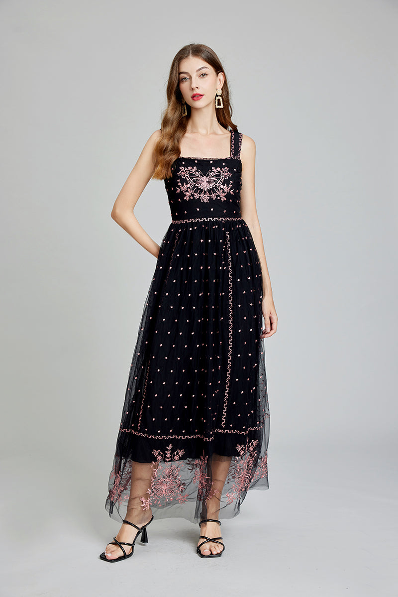 Sleeveless Daily Refined A Line Maxi Dress