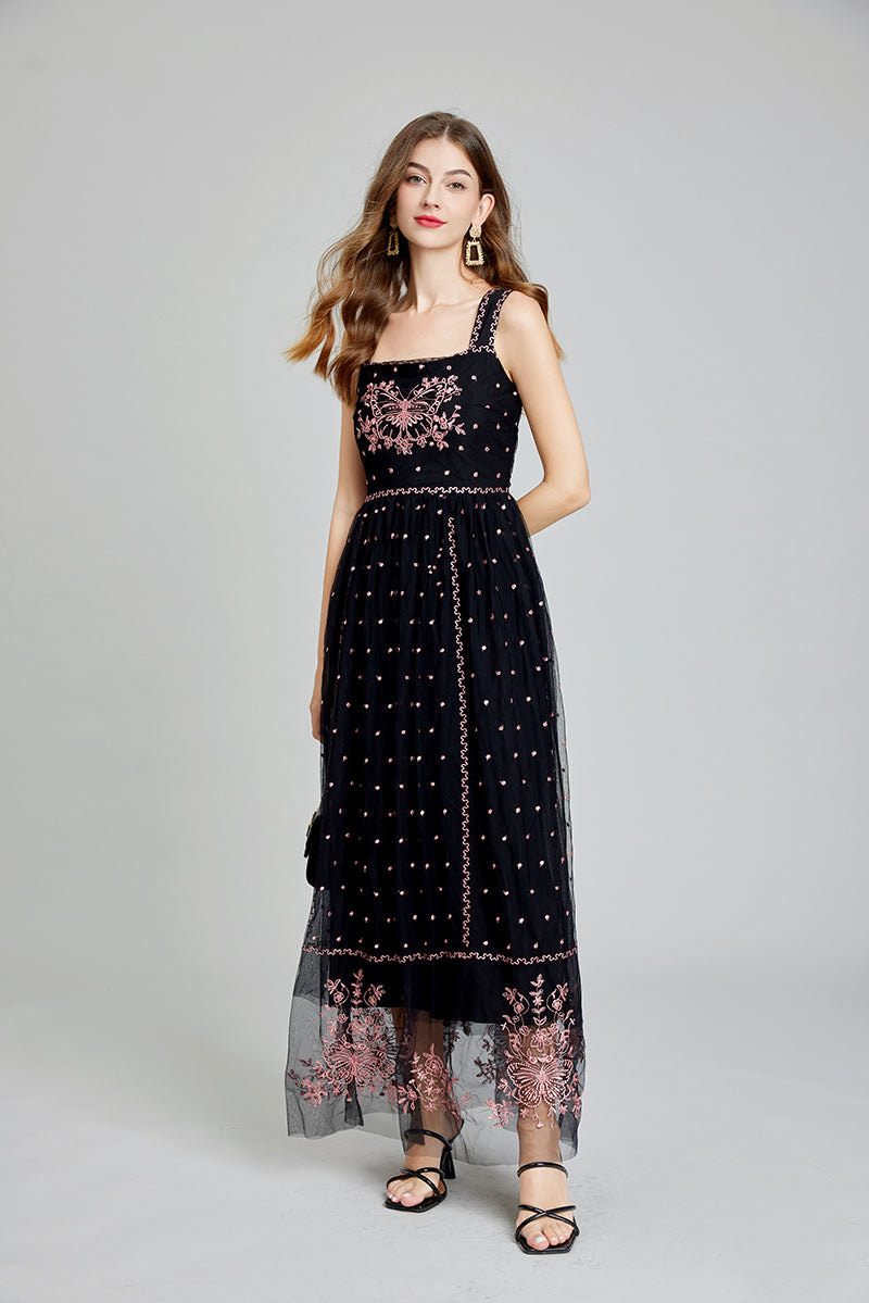 Sleeveless Daily Refined A Line Maxi Dress