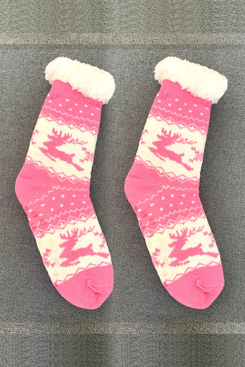Fuzzy Holiday Socks