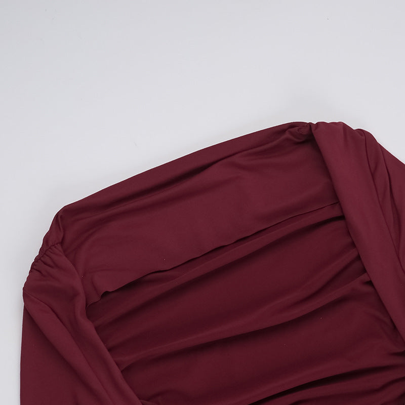 Mulberry Maxi Dress Maroon