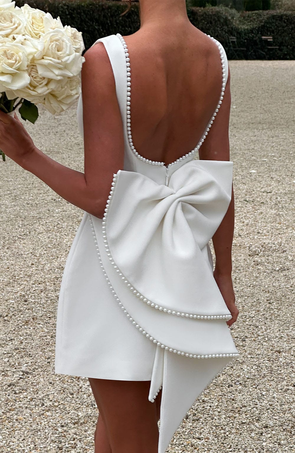 Sleeveless Bow Back Fit and Flare Mini Dress 12