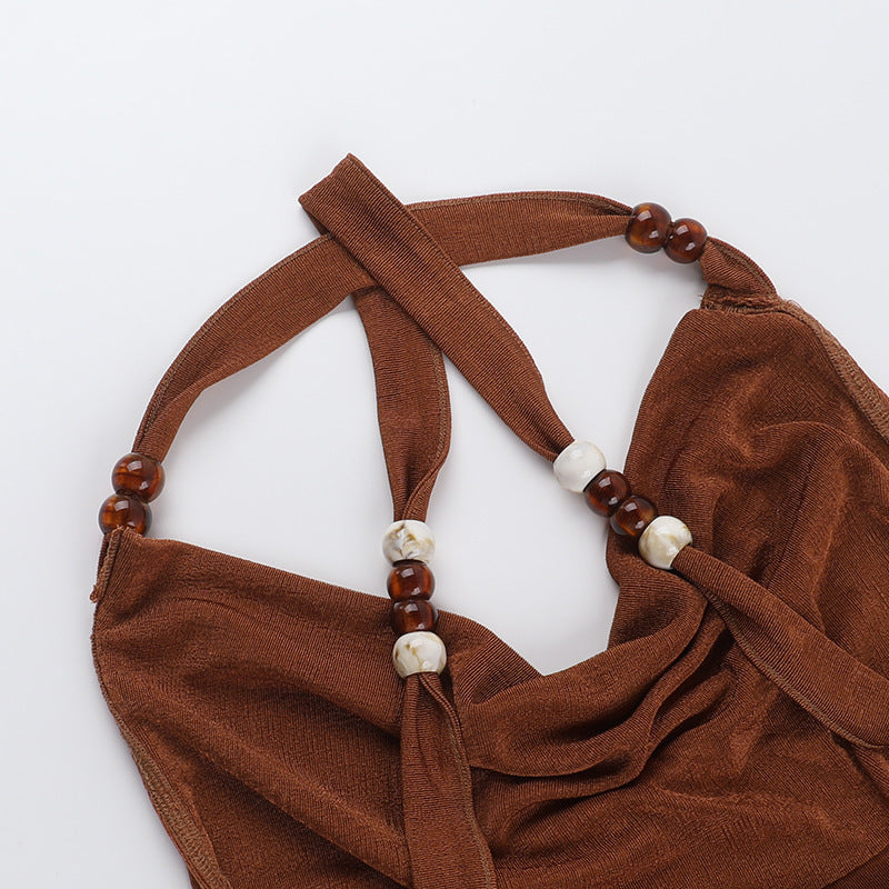 Rowan Maxi Dress - Brown