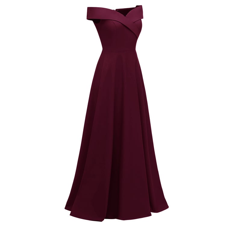 Trinidad Exclusive Off Shoulder Long Catwalk Evening Dress Statement Occasion Edit