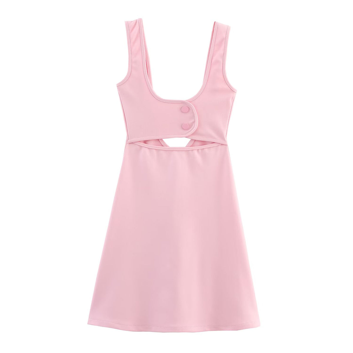 Women Clothing Opening Design Elastic Dress