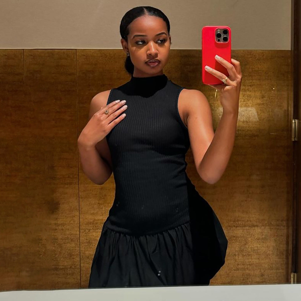 Bliss Mini Dress - Black