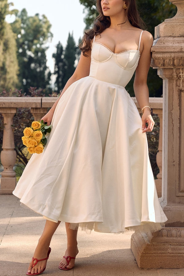 Lorraine Premium Strapless V Neck Sleeveless Tutu Maxi Dress Boutique Edit