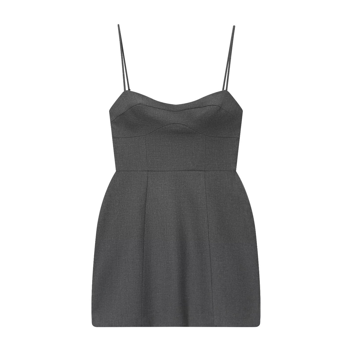 Sweetheart Neck Cami Seamed Bodice Fitted Mini Dress 3