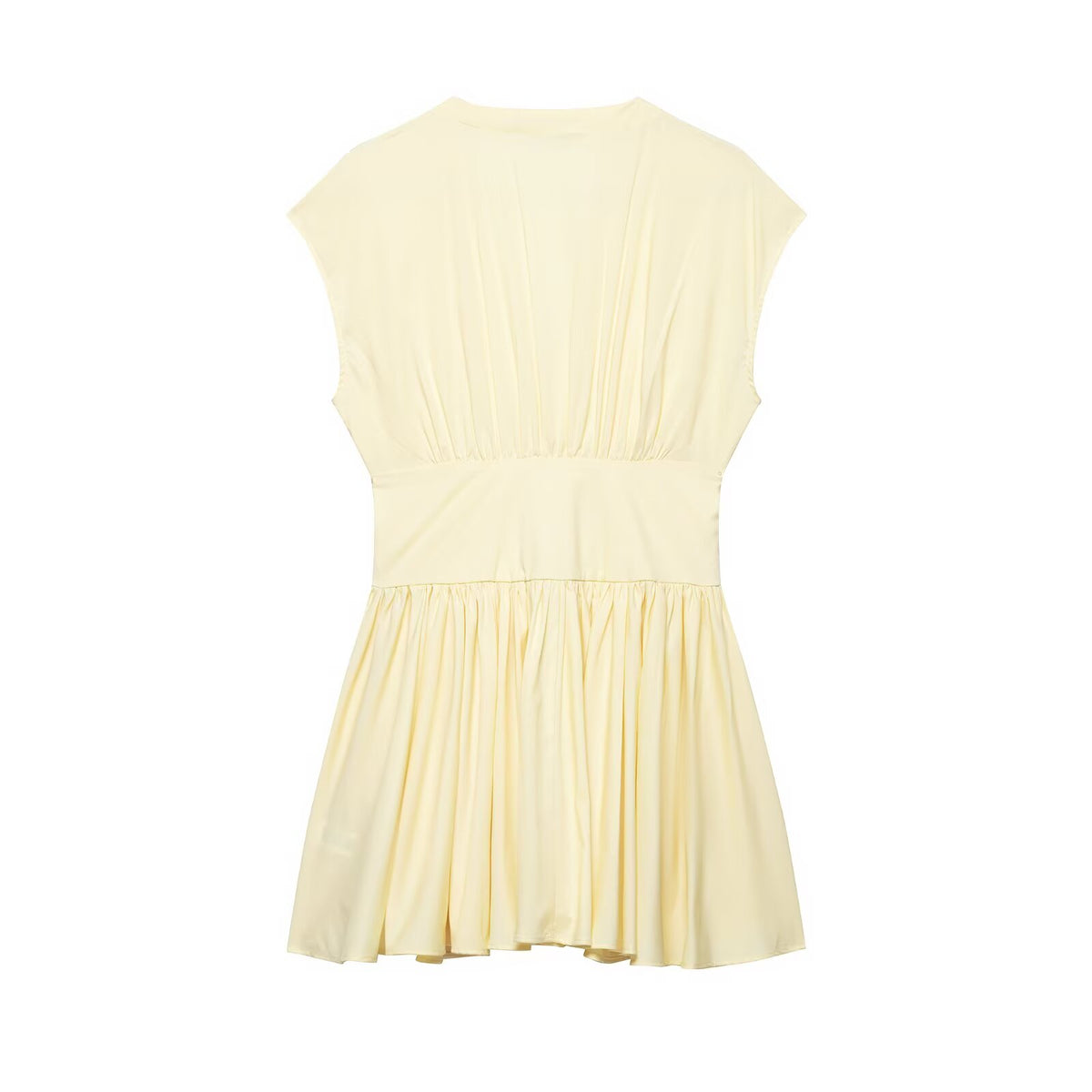 Elegant Women Clothing Poplin Mini Slimming Dress