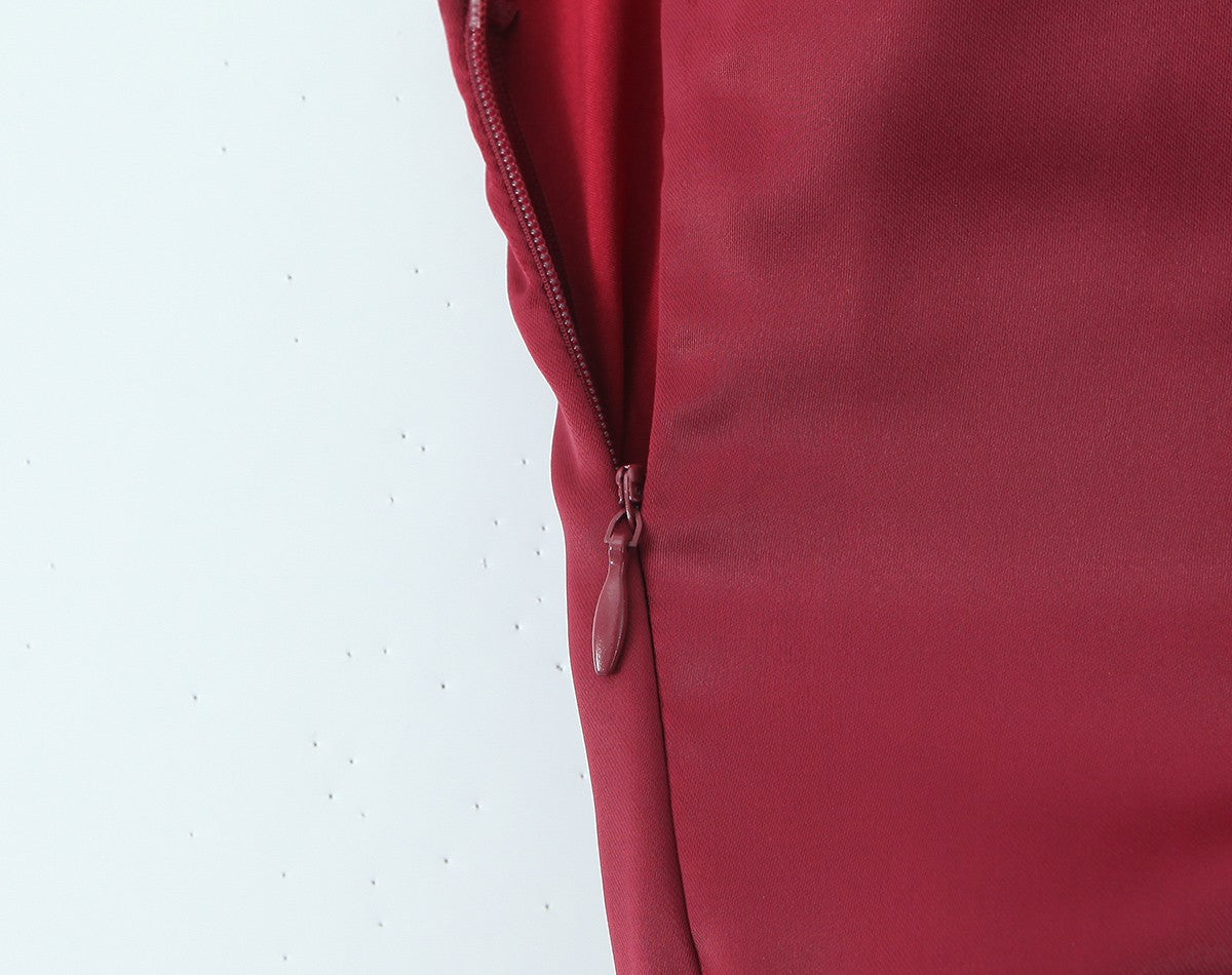 Satin Square Neck Ruched Bias Cut Slip Maxi Dress