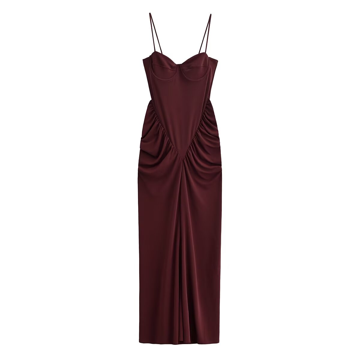 Spring Summer Sexy Slim Hip Pleated Corset Dress