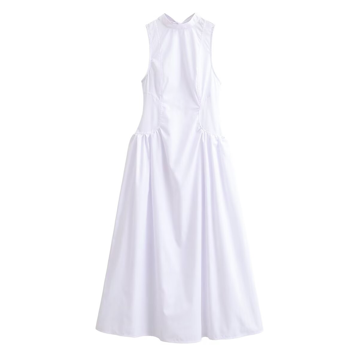 Women Clothing Summer Elegant Backless Midi Dress