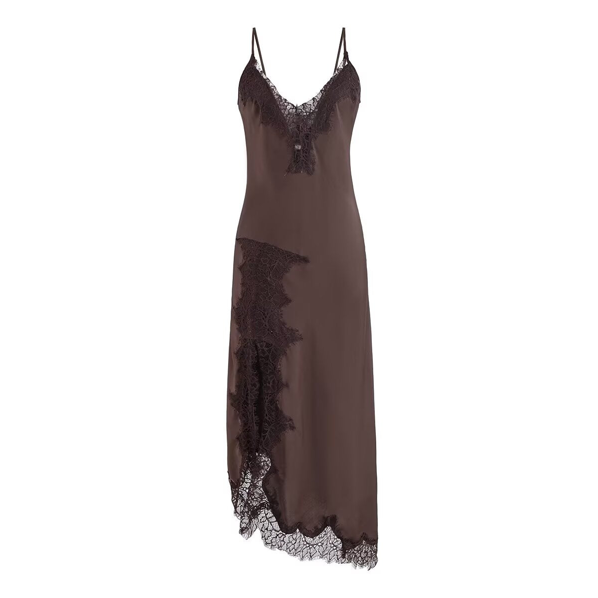 Autumn Winter Chic Backless Maxi Dress Women Wear Lace Strap Dress Women