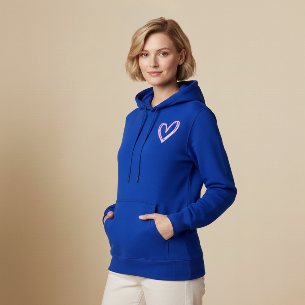 Casual Printed Hoodie Jacket for Women