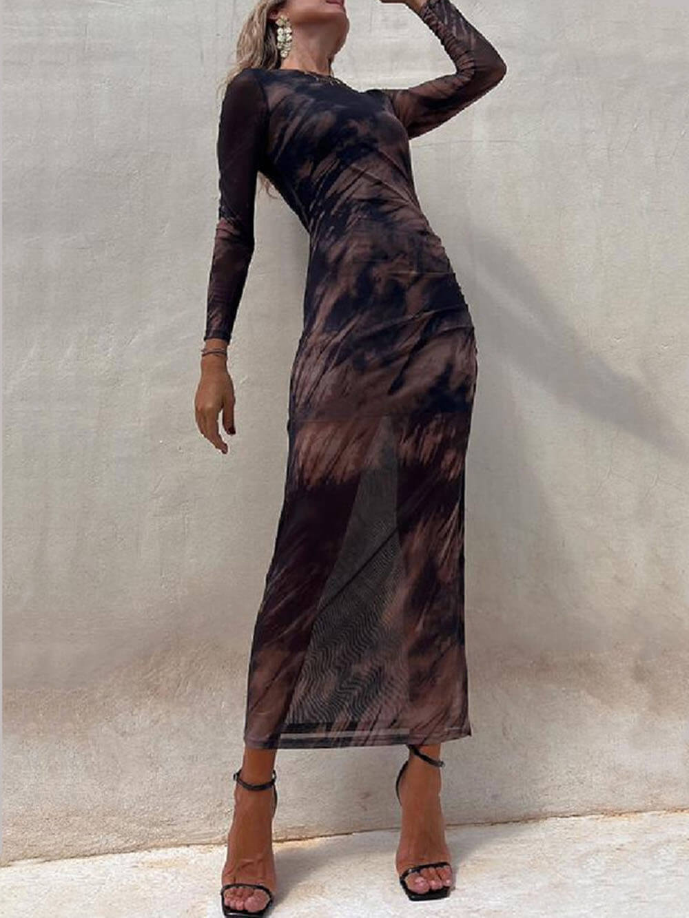 Sequin Strapless Ruched Waist Slip Mini Dress