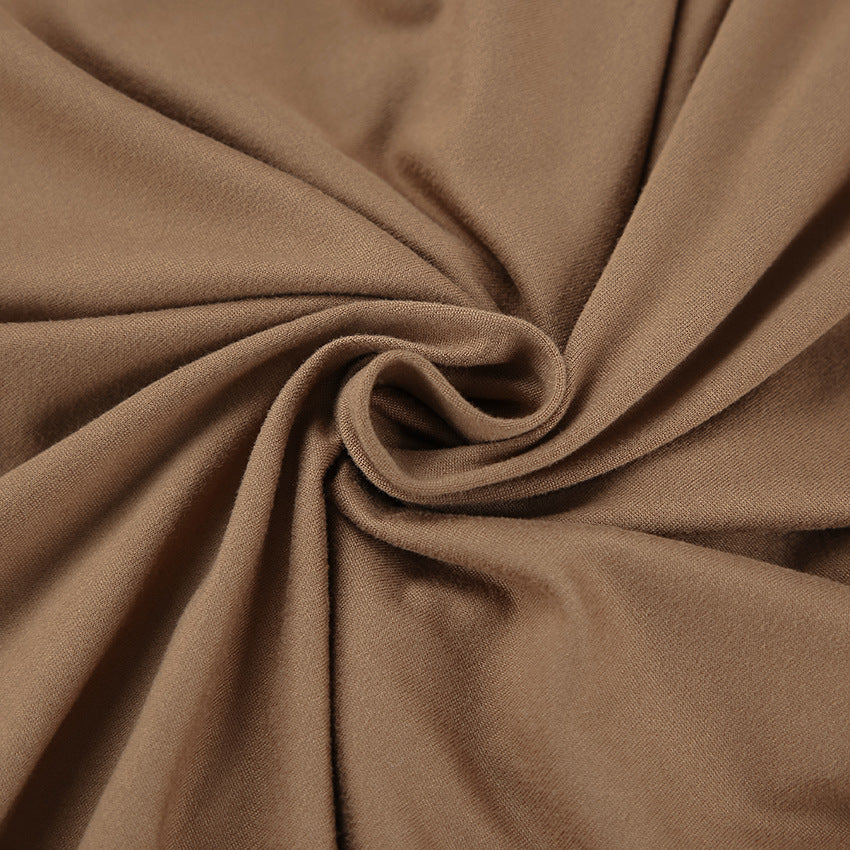 Mocha Mousse Mini Dress Brown