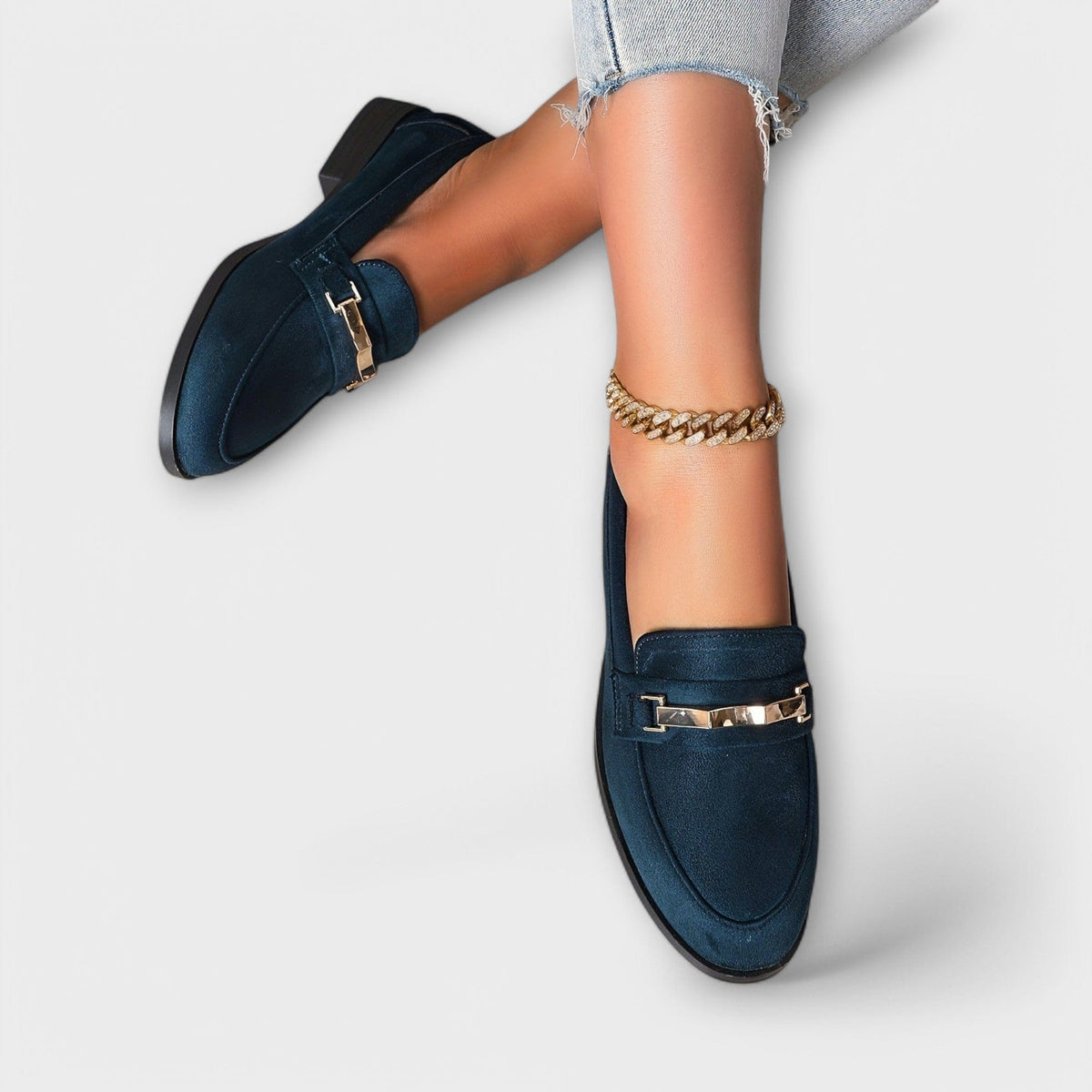 Ashley | Suede Loafers
