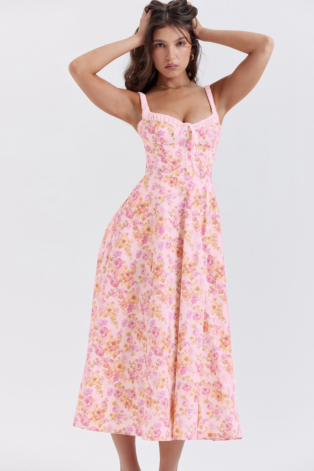 Patchwork Floral Dress