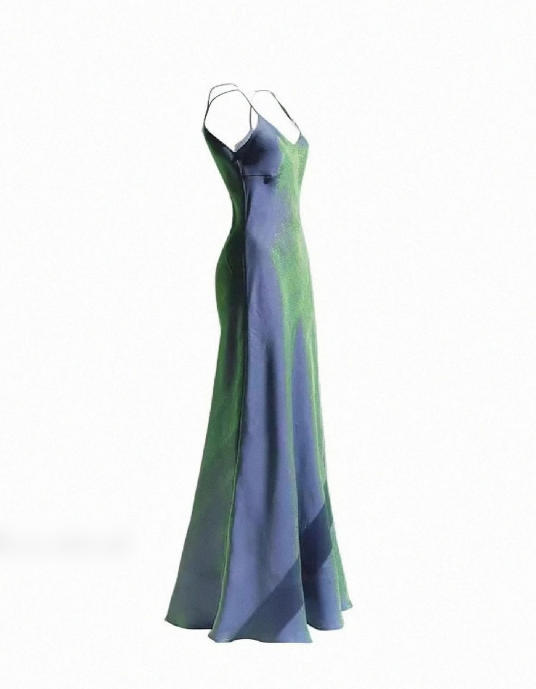 Chic Long Evening Gown Spaghetti Straps Prom Party Dress cc1613