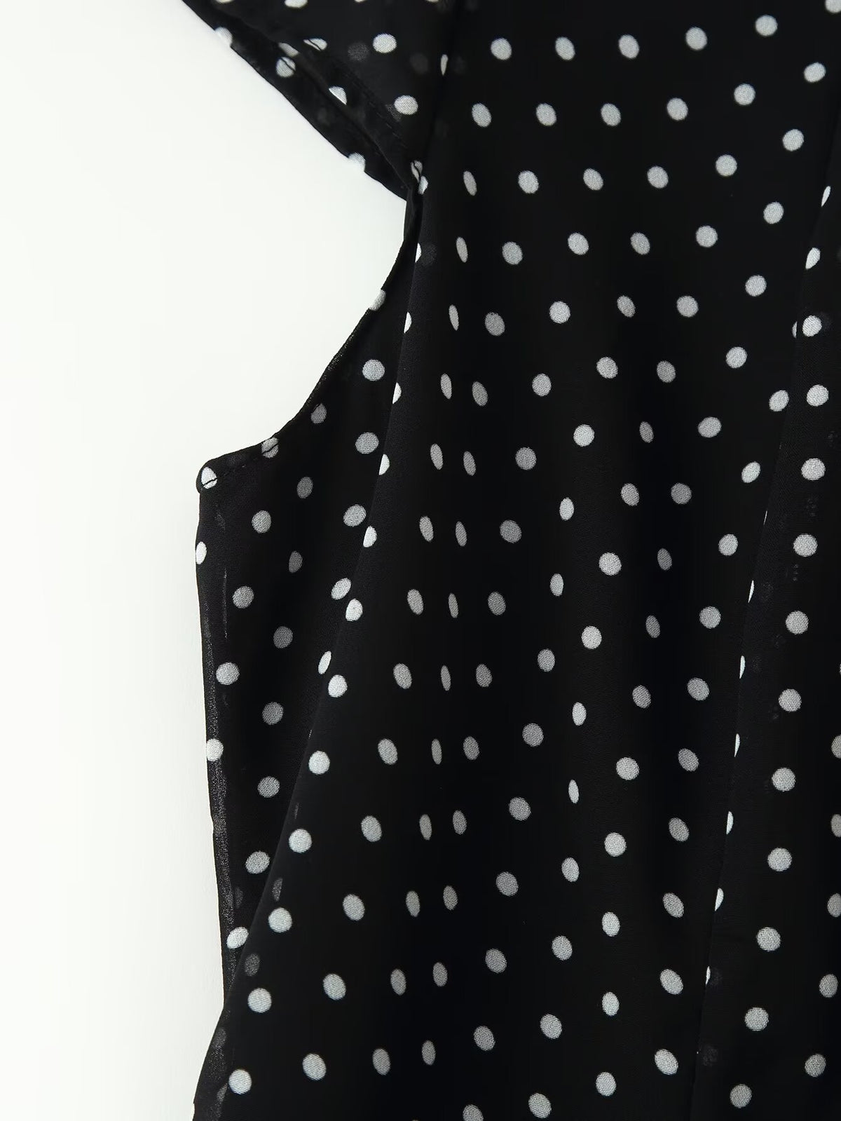 Women Polka Dot Waist Controlled Dress
