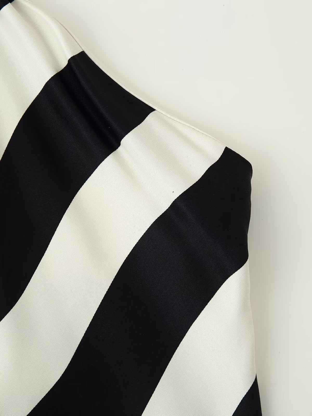 Early Autumn Women Clothing Elegant Backless Striped Hanging Collar Backless Midi Dress