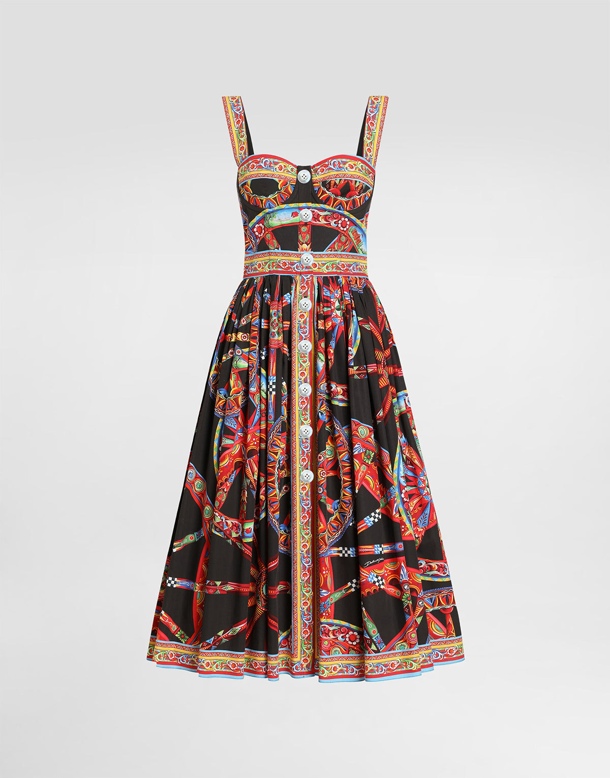 Women Summer Daily Sleeveless Printed Dress