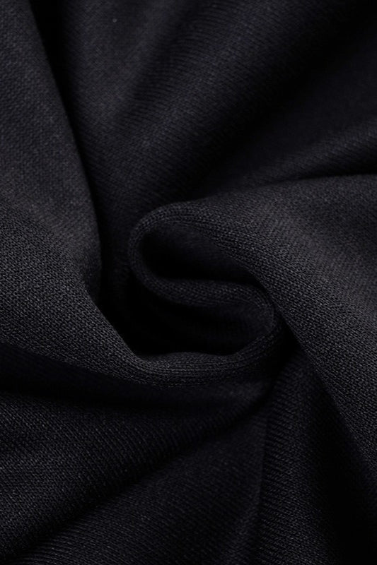 Rhinestone Letter Zip Hoodie