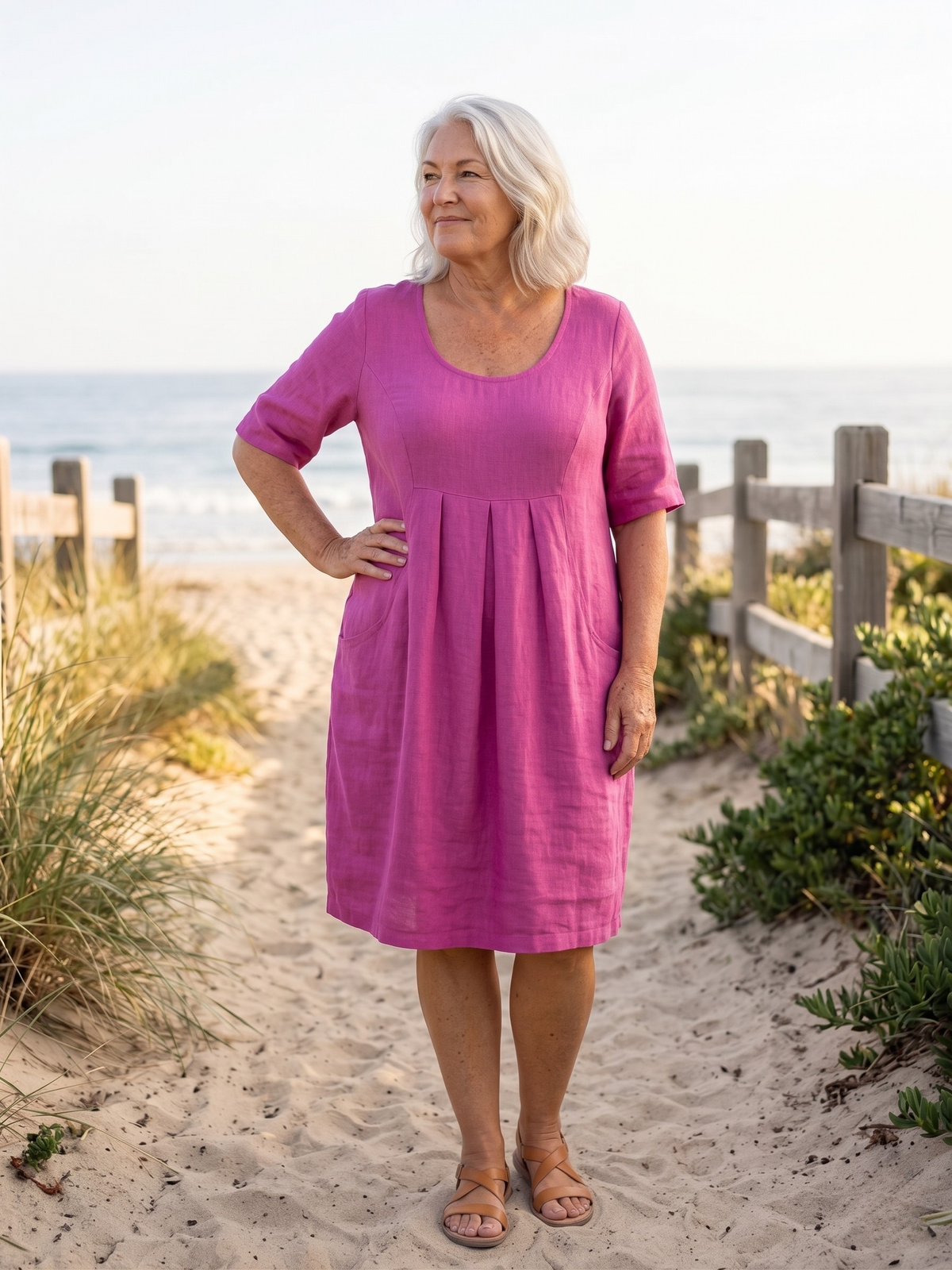 MARLEY™ - EVERYDAY POCKET MIDI DRESS