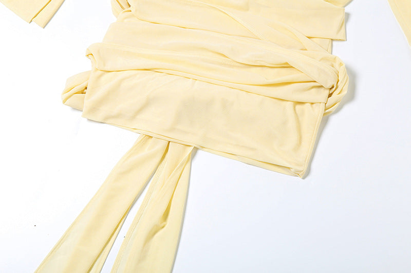 Lyon Mini Dress - Yellow