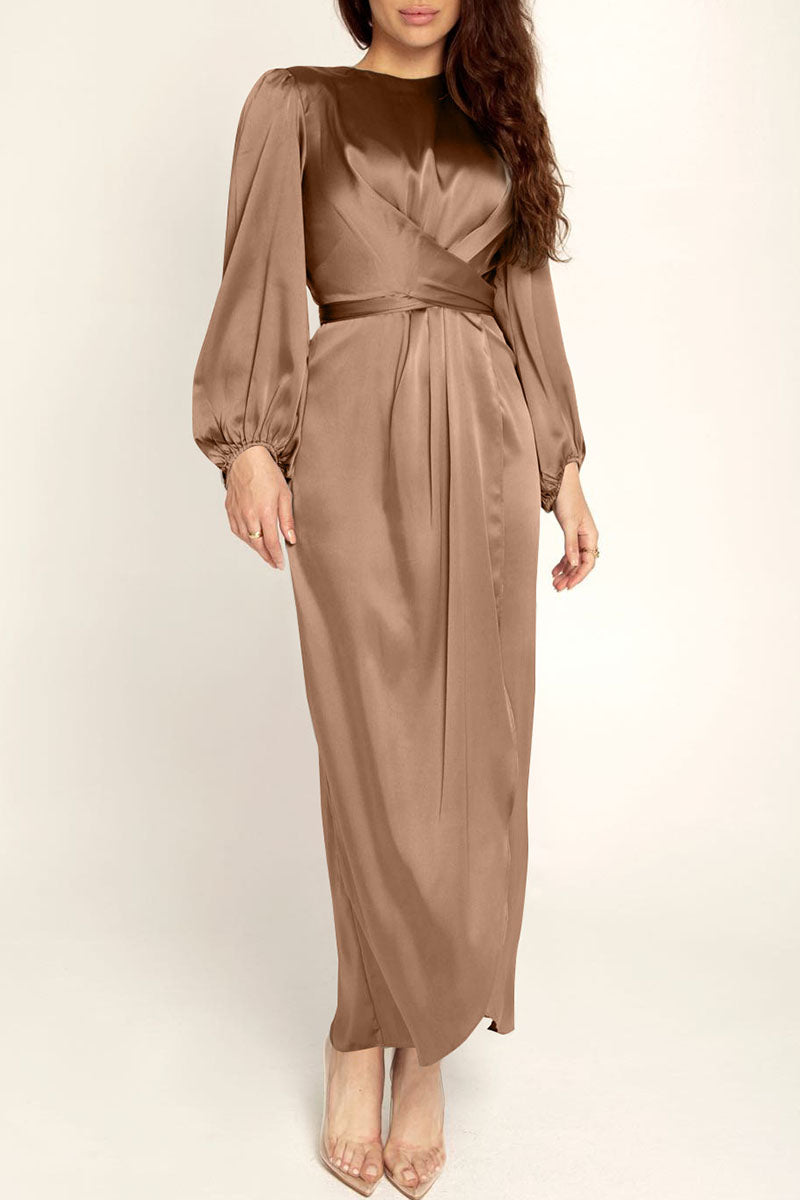 Hana Fashion Stars Solid Tailored Dress with Premium Casual Styling