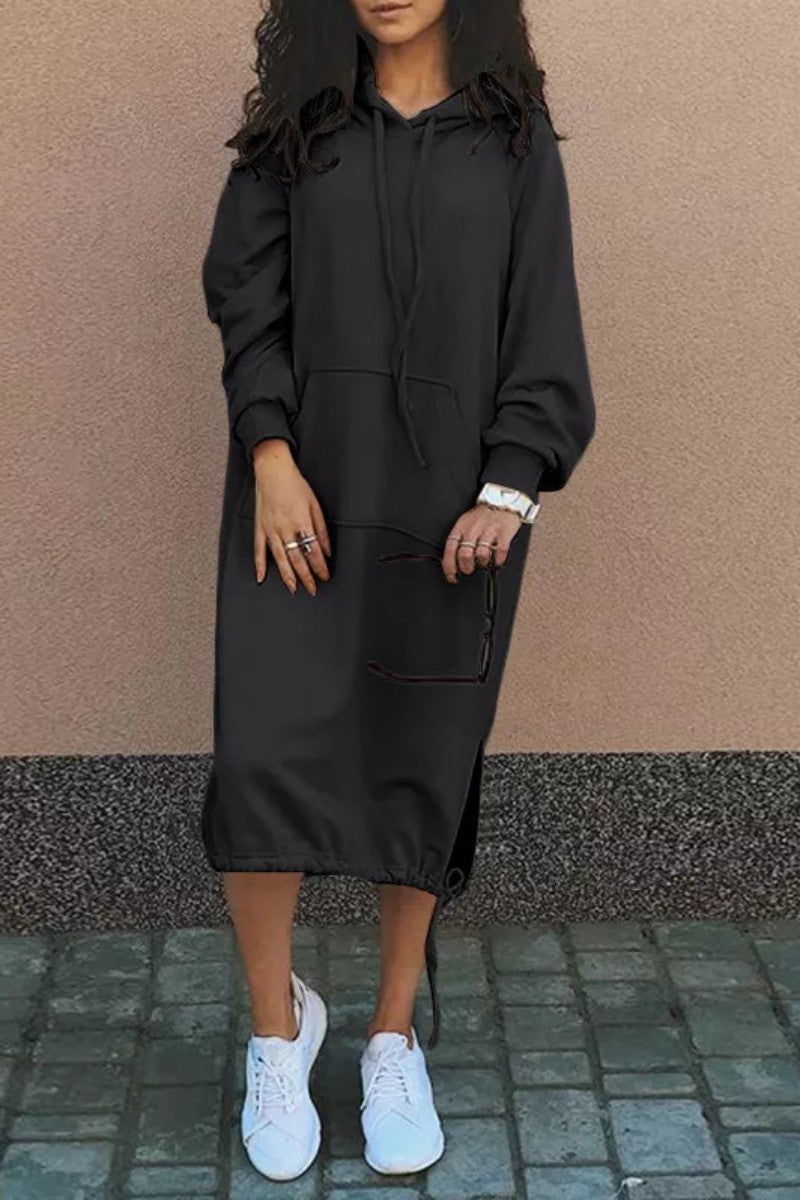Contemporary Genoveva Casual Solid Patchwork Dress for Modern Fashion Wear