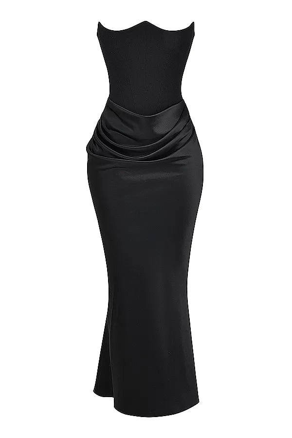 Rosario Aesthetic Deluxe Maxi Dress Chic Silhouette Collection