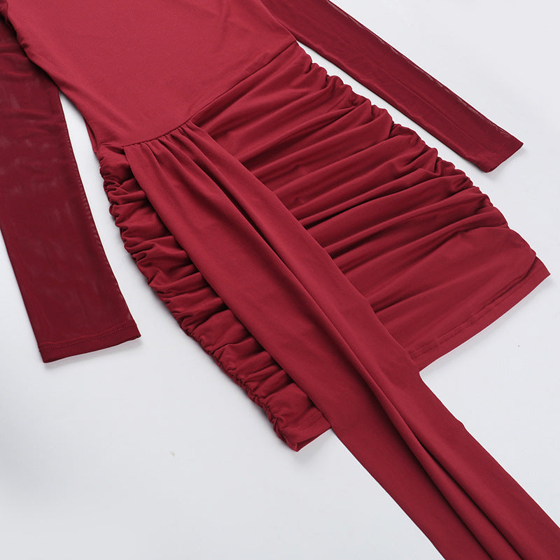 Rave Mini Bodycon Red