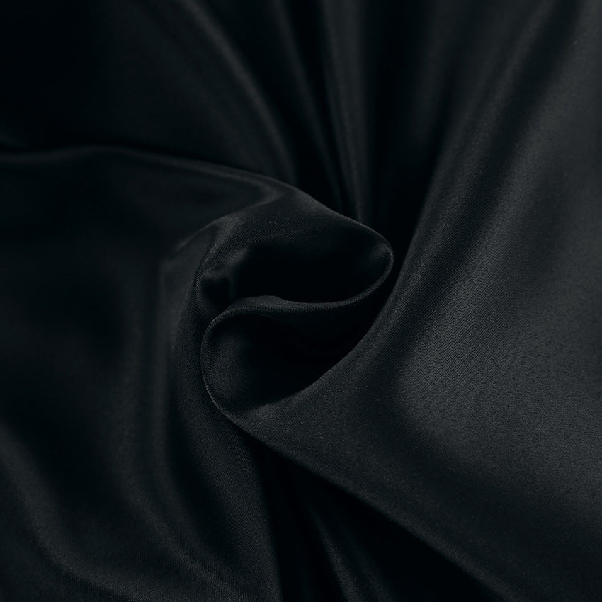 Bow-Gate Mini Dress - Black