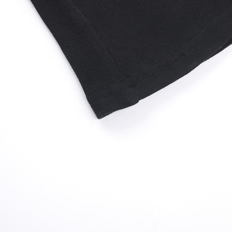 Onyx Fur Midi Dress - Black