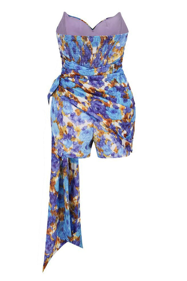 Adlean Printed Wrap Jumpsuit