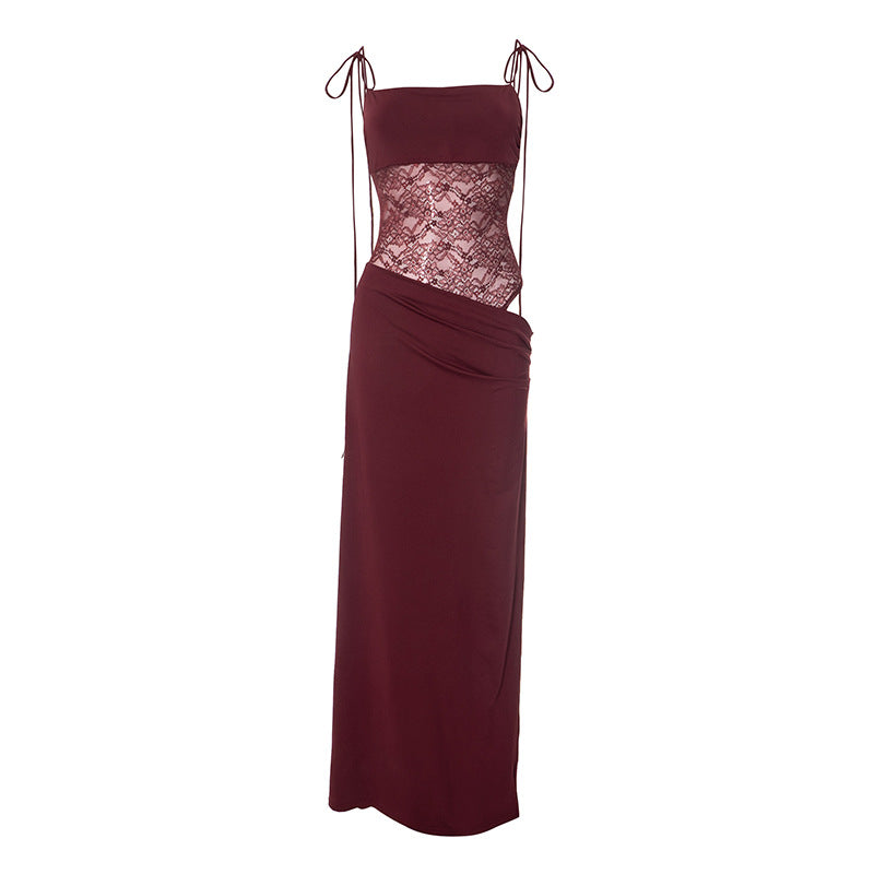 Stella Maxi Dress - Maroon