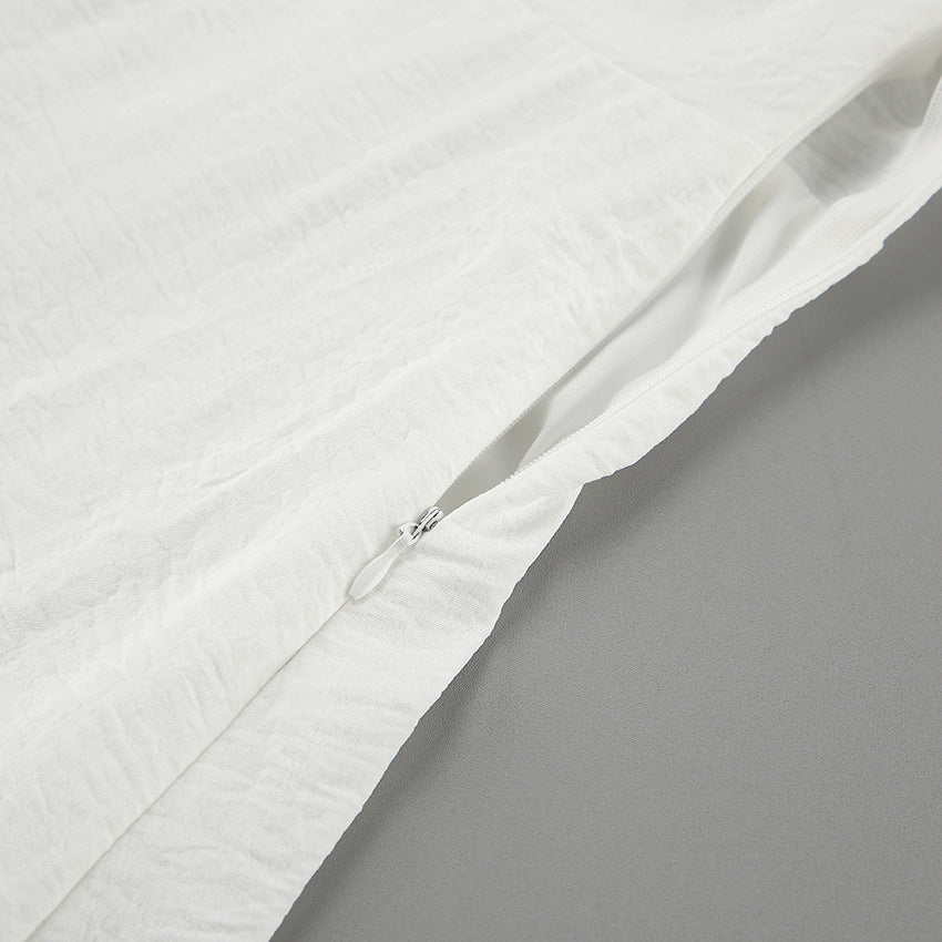 Fae Off Shoulder Dress White