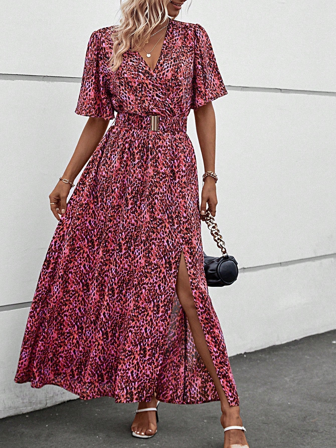 Tania Exclusive Maxi Dress Butterfly Style Designer Edit