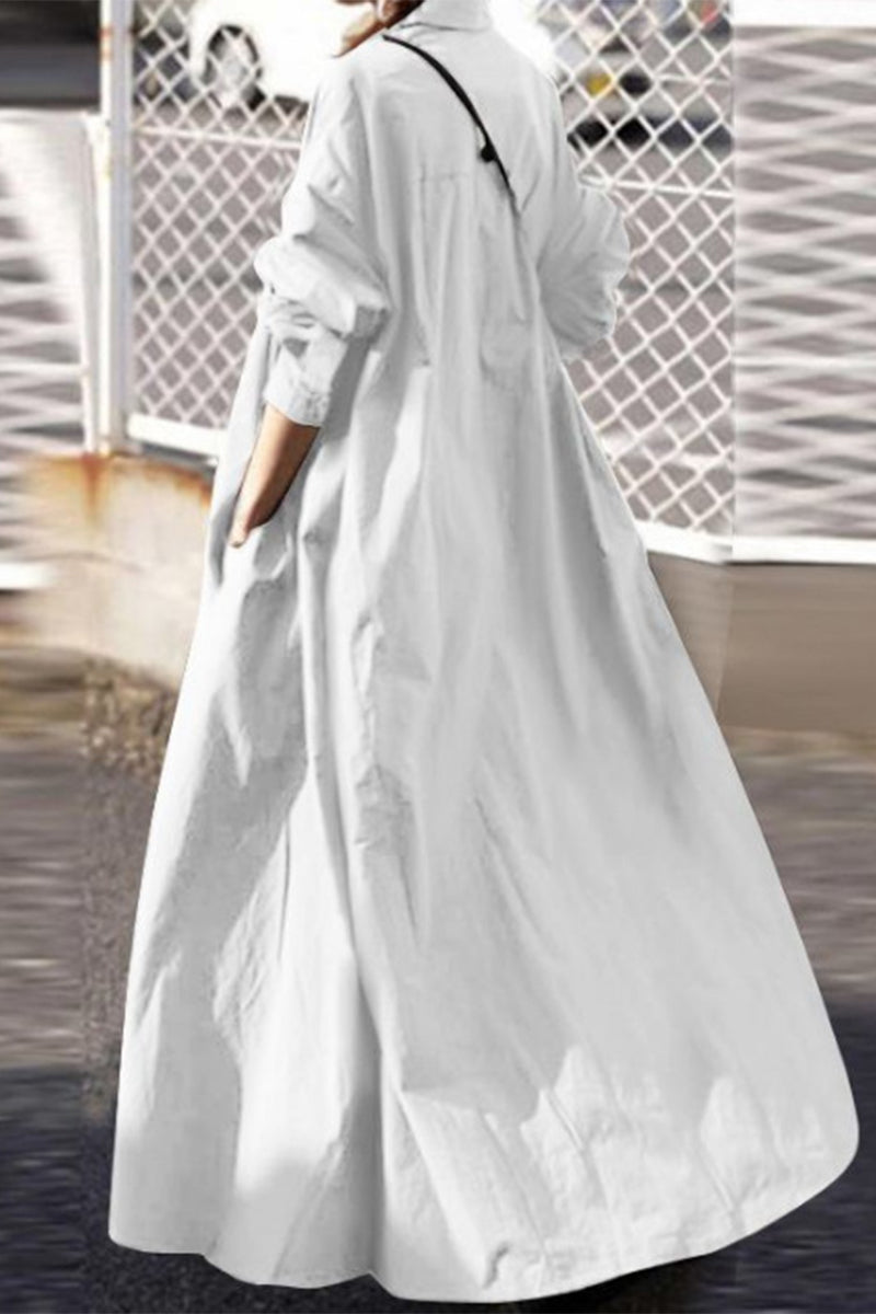 Jimena Casual Simplicity Fixed Dress with Relaxed Fit and Smart Casual Fashion