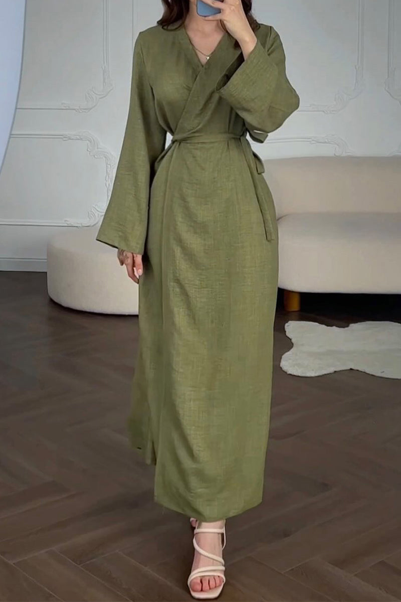 Annette Casual V Neck Dress with Relaxed Fit and Seasonal Wardrobe Essential