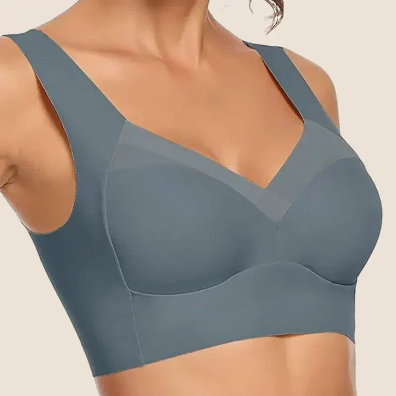 Wireless Seamless Wide Strap Bra