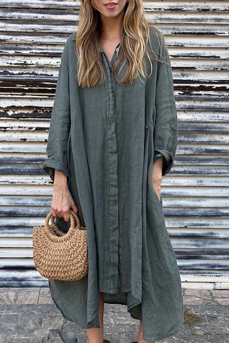 Leire Casual Shirt Dresses Dress with Relaxed Fit and Boutique Fashion Look