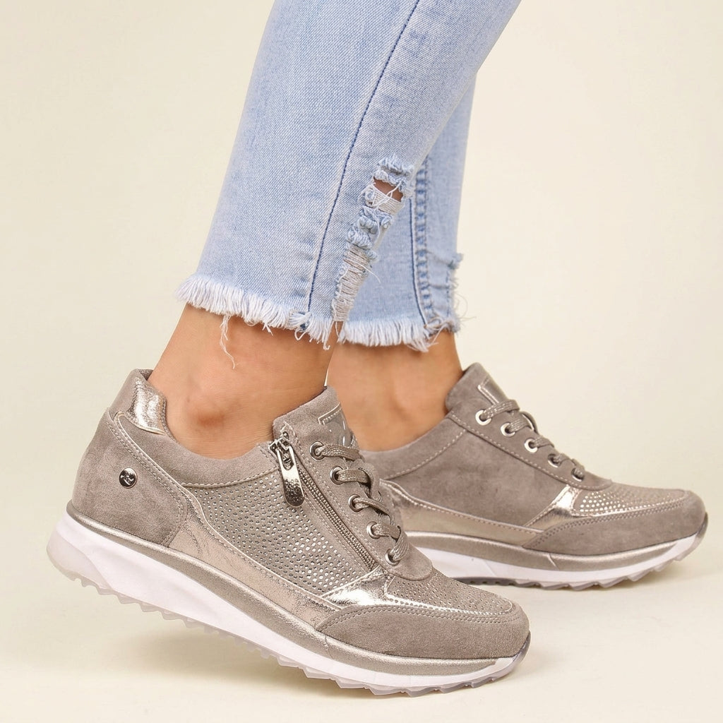 Rebecca | Zip-Up Sneakers