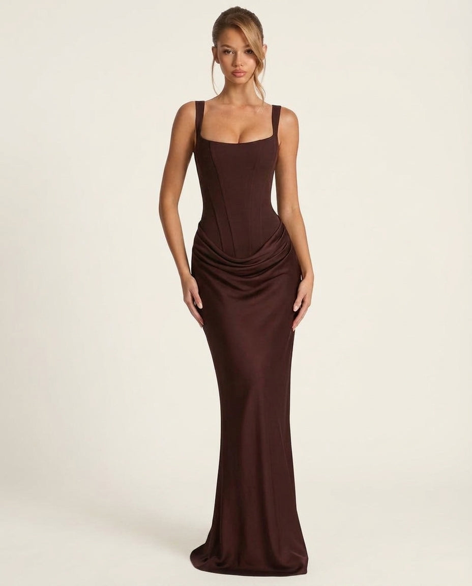 Nadia | Corset Maxi Dress