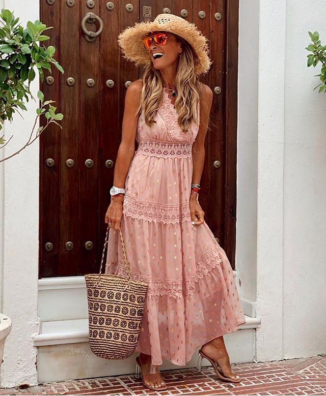 Maitena Classic and Stylish Summer Dress for Women Bold Statement Look