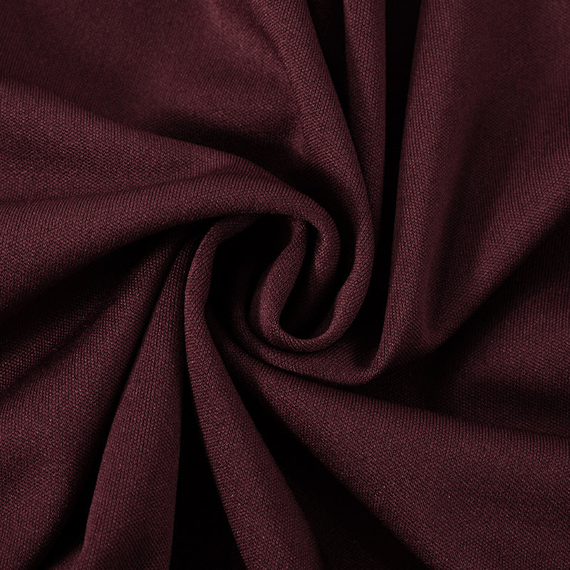 Hudson Maxi Dress With Stole And Gloves Maroon