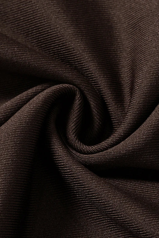 Lace Up Halter Mini Dress